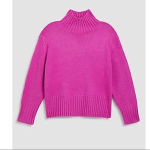 Ann Taylor pink knit sweater